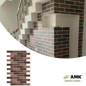 AMK – Brown Brick-Like Wall Covering MIX 300