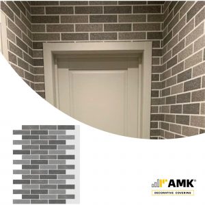 AMK – Grey Brick-Like Wall Covering MIX 200