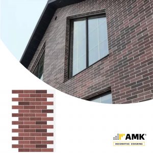AMK - Red Brick-Like Wall Covering MIX 410