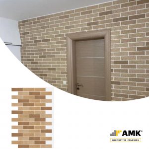 AMK – Sand Brown Brick-Like Wall Covering MIX 100