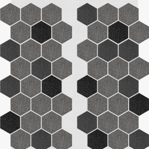 AMK – Grey Honeycomb-Patterned Wall Covering HC 241 - Image 2