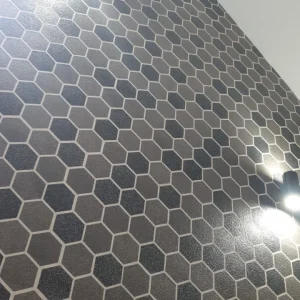 AMK – Grey Honeycomb-Patterned Wall Covering HC 241 - Image 7