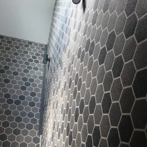 AMK – Grey Honeycomb-Patterned Wall Covering HC 241 - Image 4